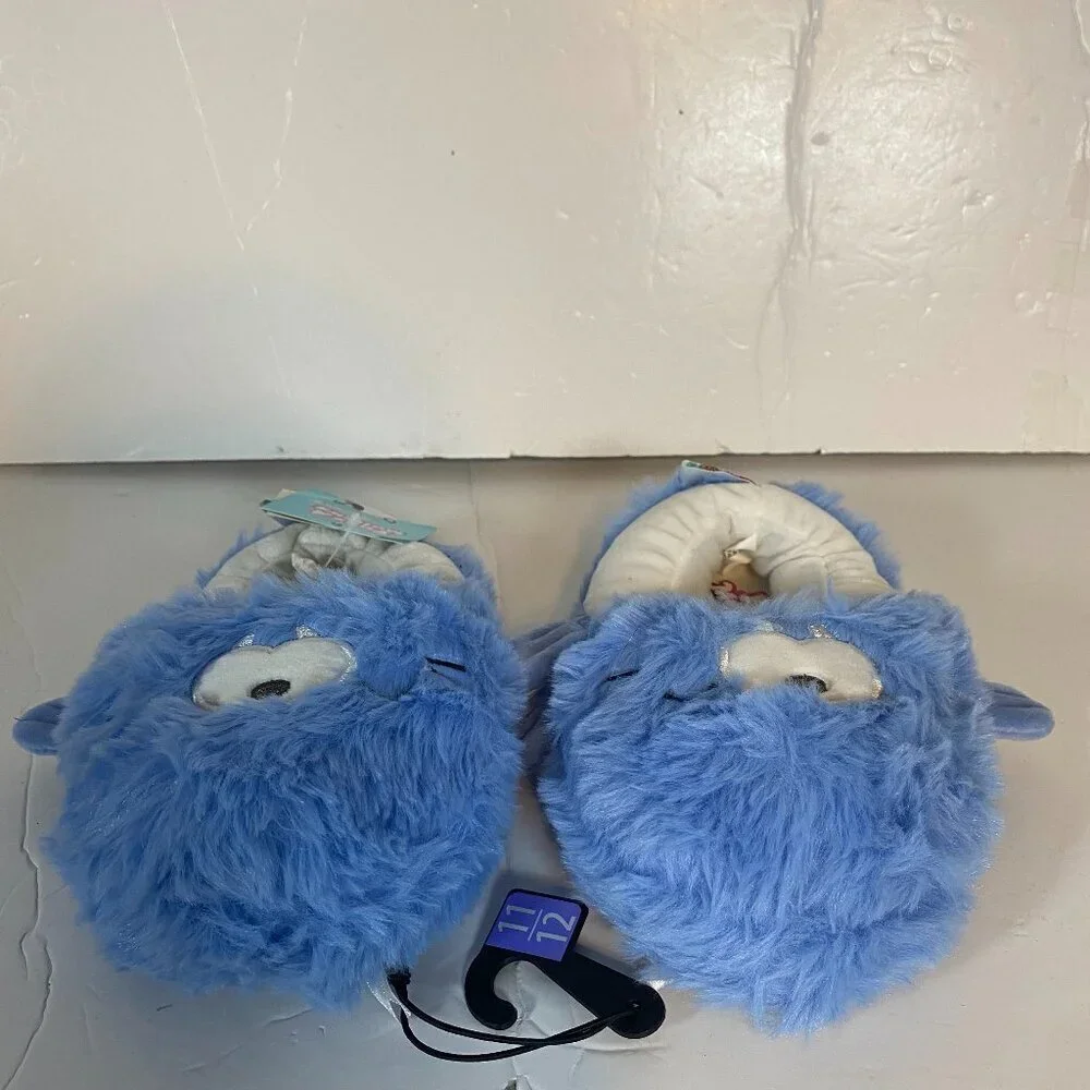 Squishmallows FuzzAMallows Collection Kids Plush Slippers Size 11–12